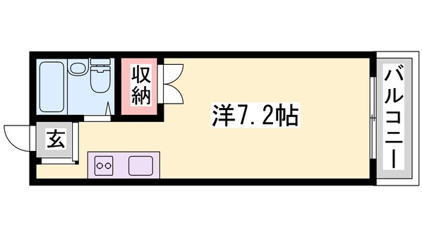 京口駅 徒歩18分 2階の物件間取画像